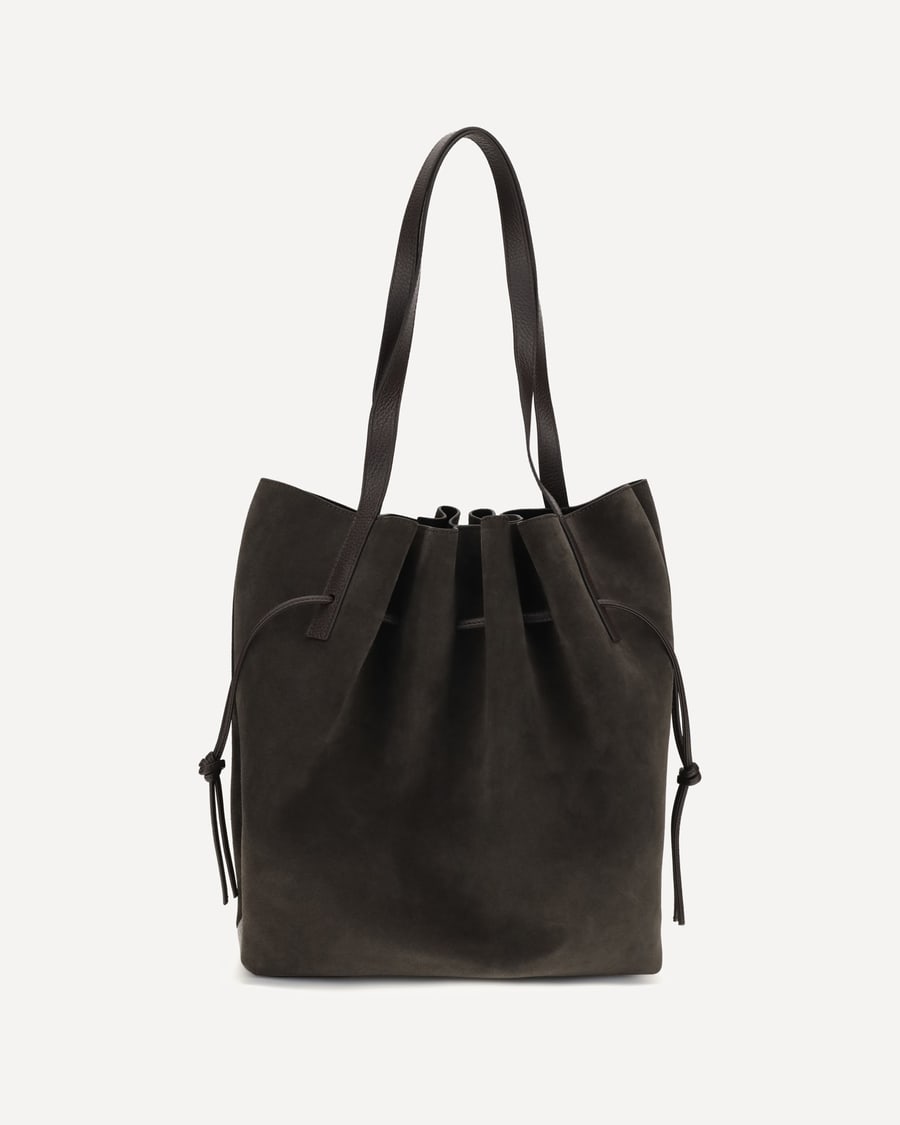 YUZEFI Scallop suede Shoulder Bag, view 3