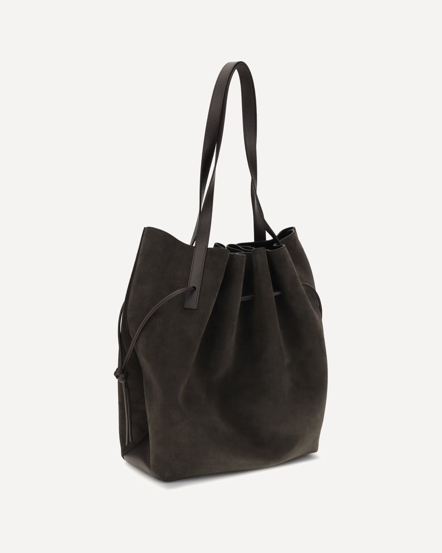 YUZEFI Scallop suede Shoulder Bag, view 4