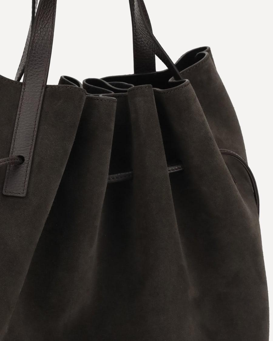 YUZEFI Scallop suede Shoulder Bag, view 6