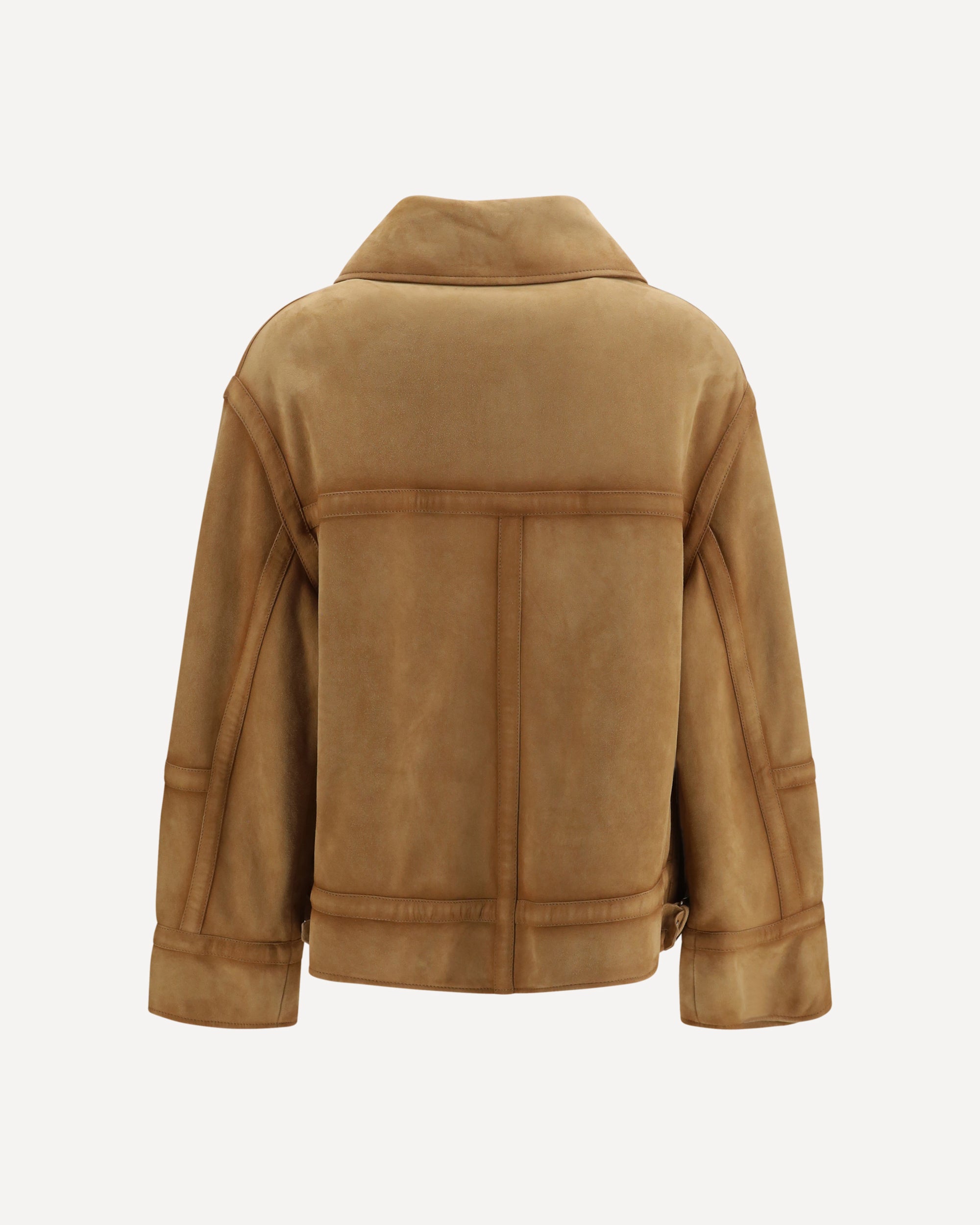ERMANNO SCERVINO Heritage detail suede aviator bomber Jacket, view 2