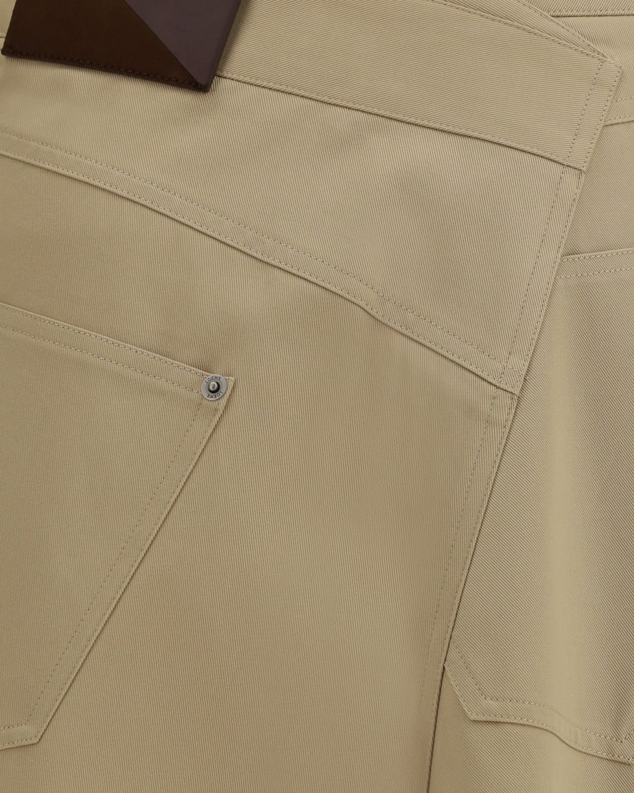 Loewe Asymmetric cotton Skirt, view 5