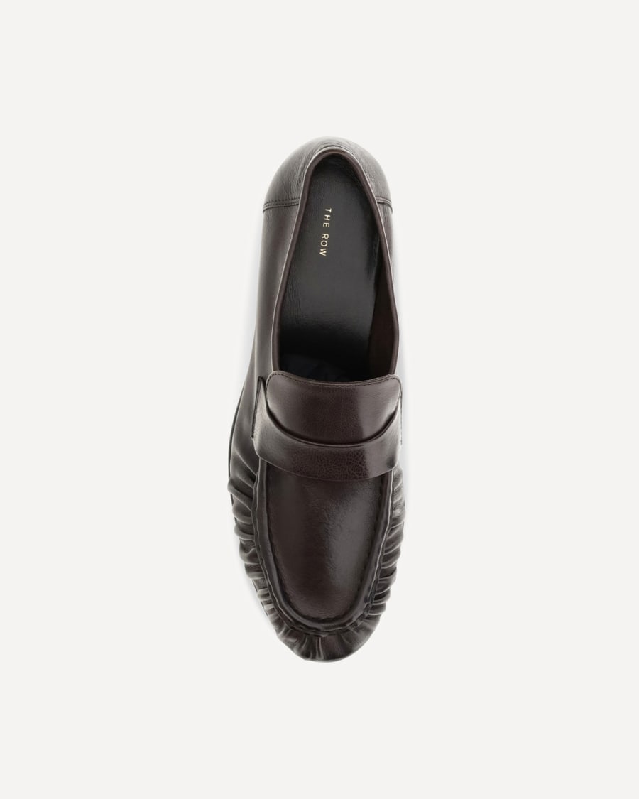 The Row Soft suede Loafers, view 6