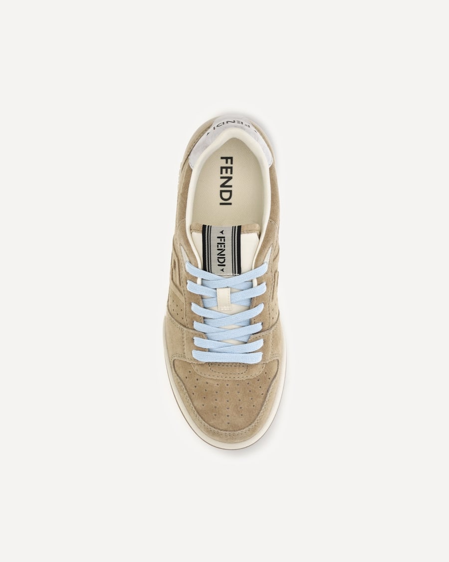 Fendi Match suede Sneakers, view 6