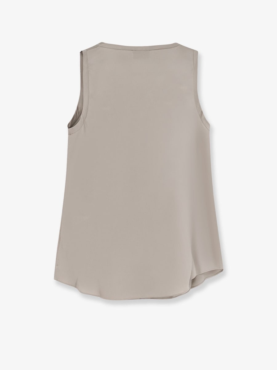 Brunello Cucinelli Stretch silk top