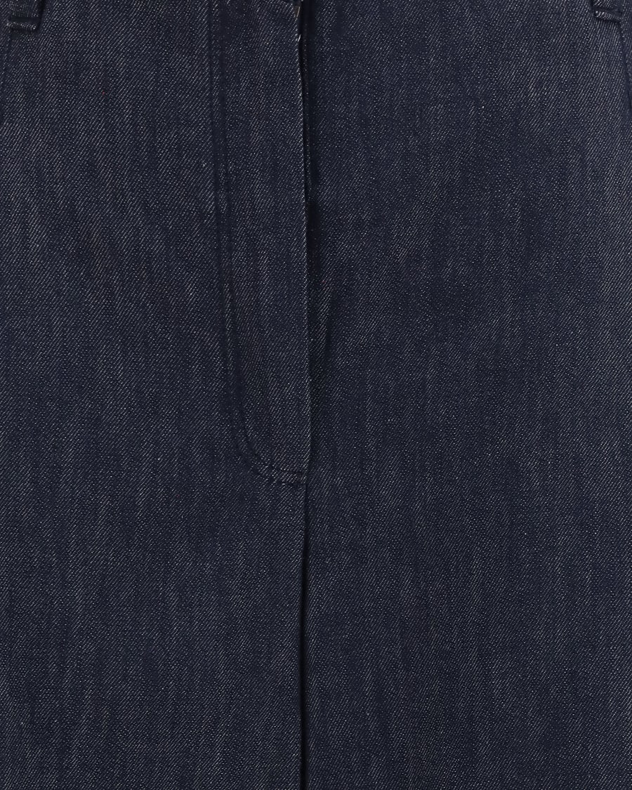 Brunello Cucinelli Denim effect twill wide Pants, view 5