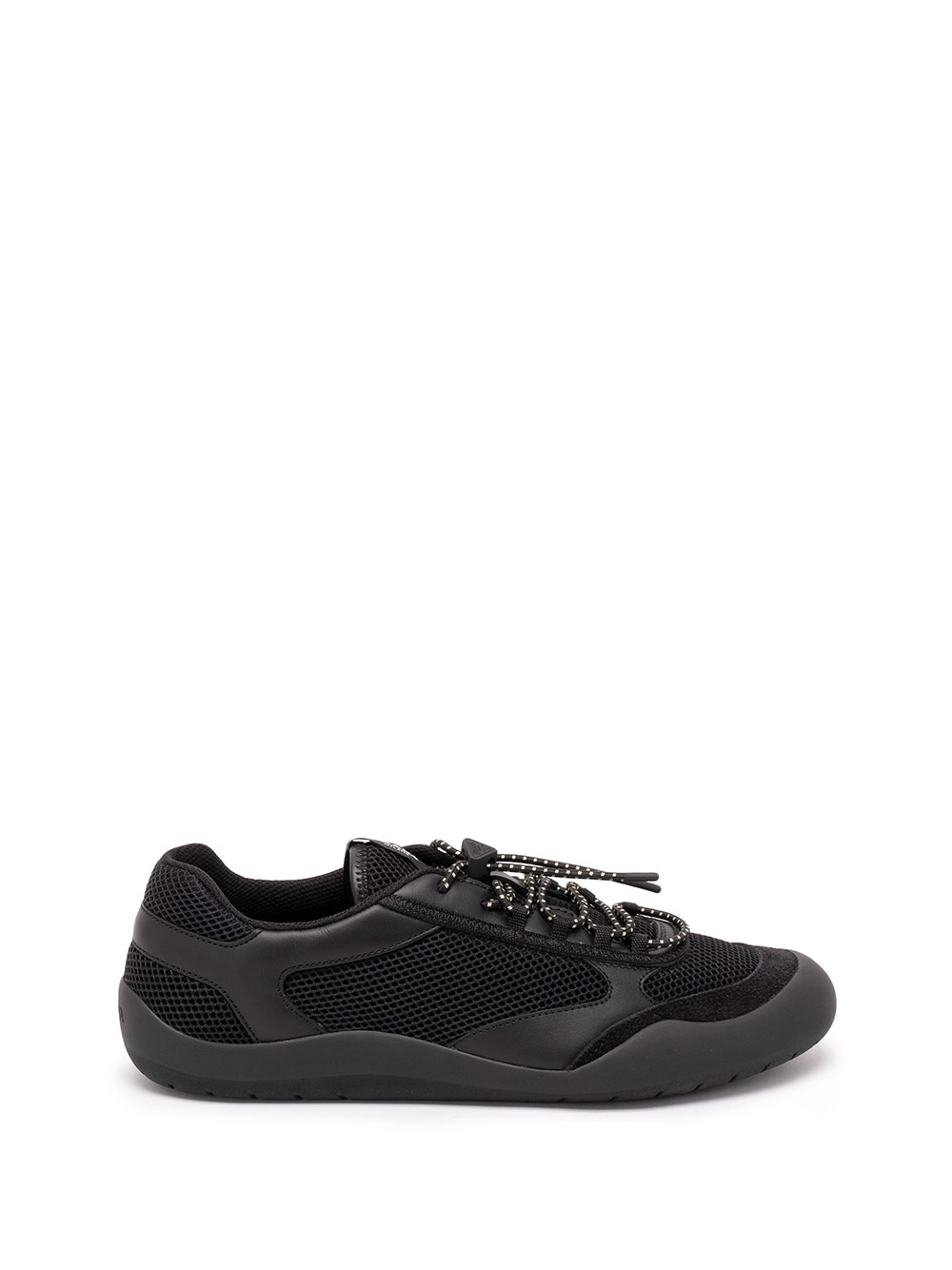 Prada Speedrock Leather and Mesh Sneakers