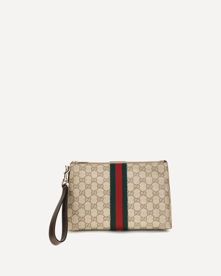 Gucci Small GG Web Pouch