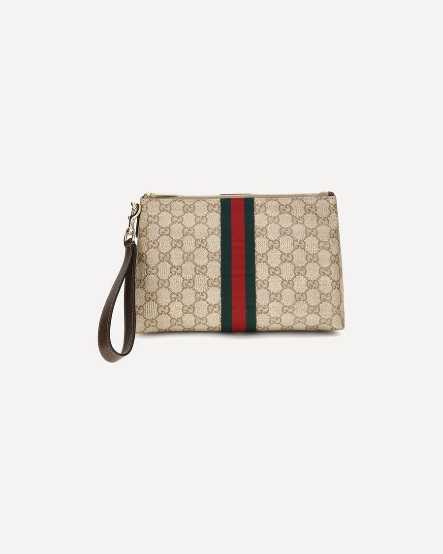 Gucci Small GG Web Pouch, view 3