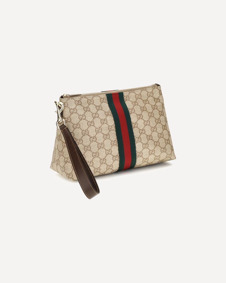 Gucci Small GG Web Pouch, view 4