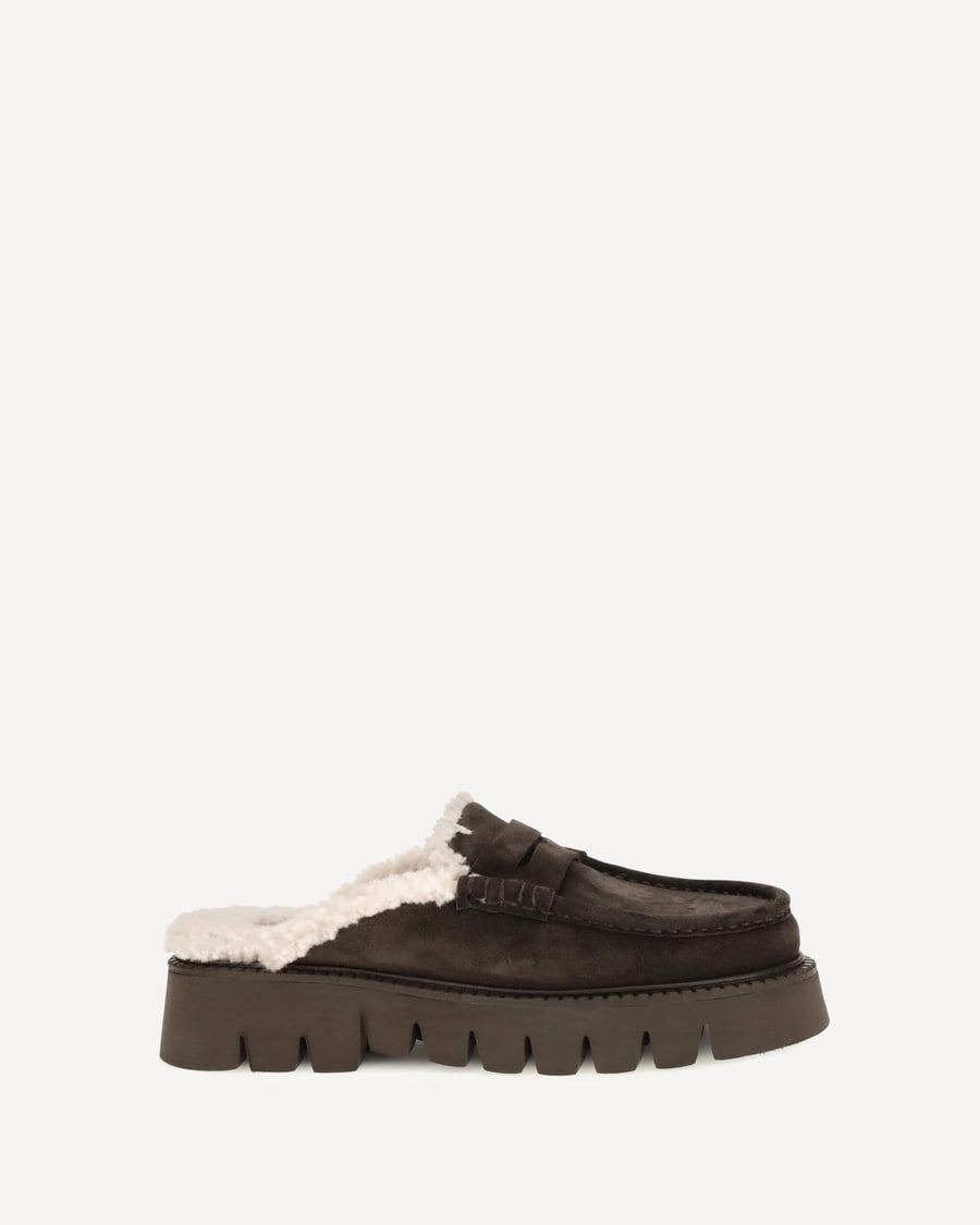 PEDRO GARCÍA Savy Shearling Mules