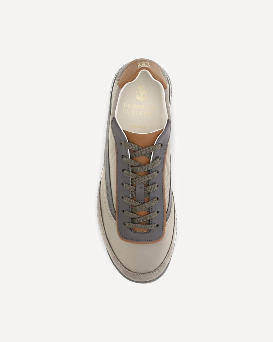 Brunello Cucinelli Lace-up suede Sneakers, view 6