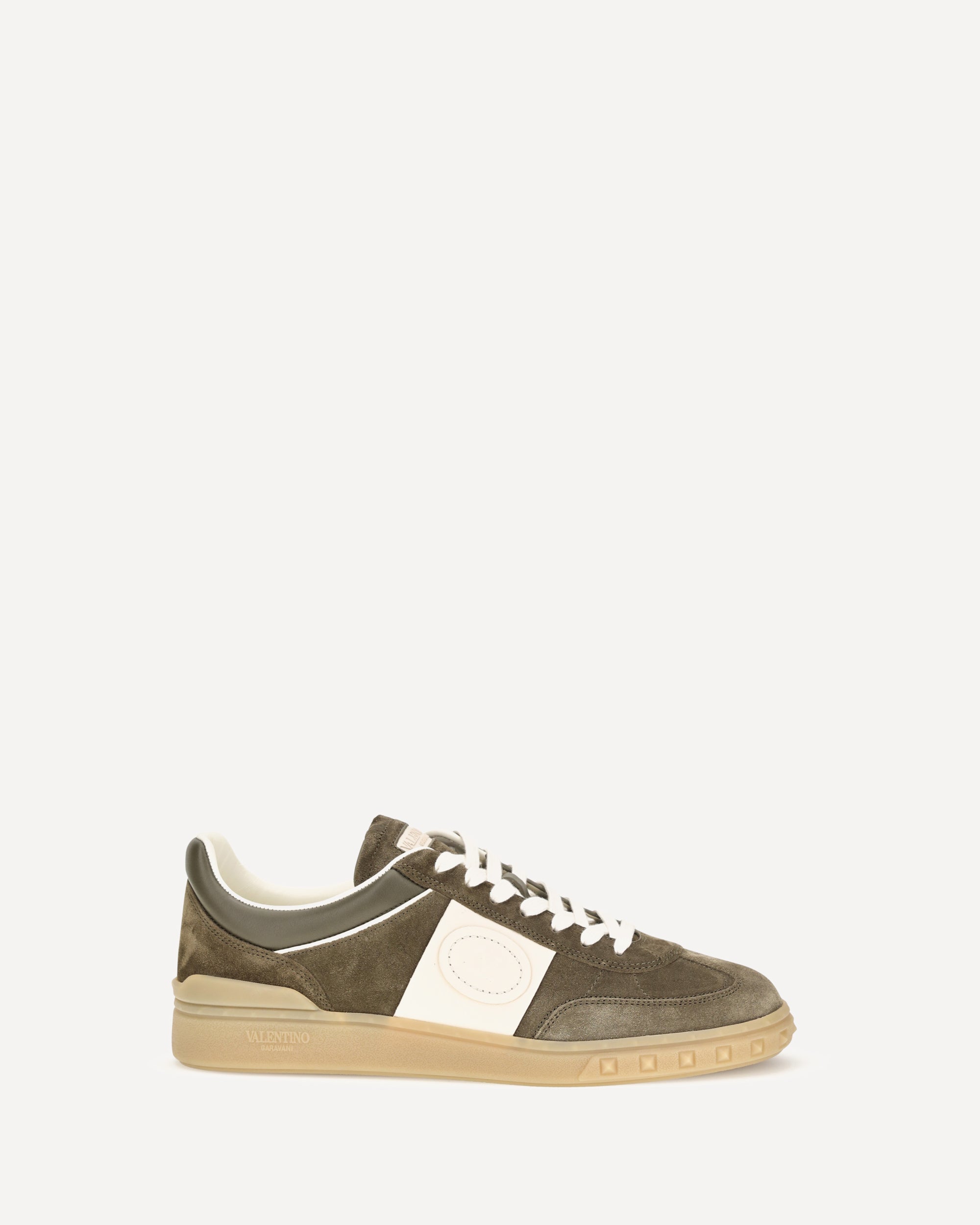 Valentino Garavani Low Top Upvillage Sneakers in suede split leather and nappa calfskin