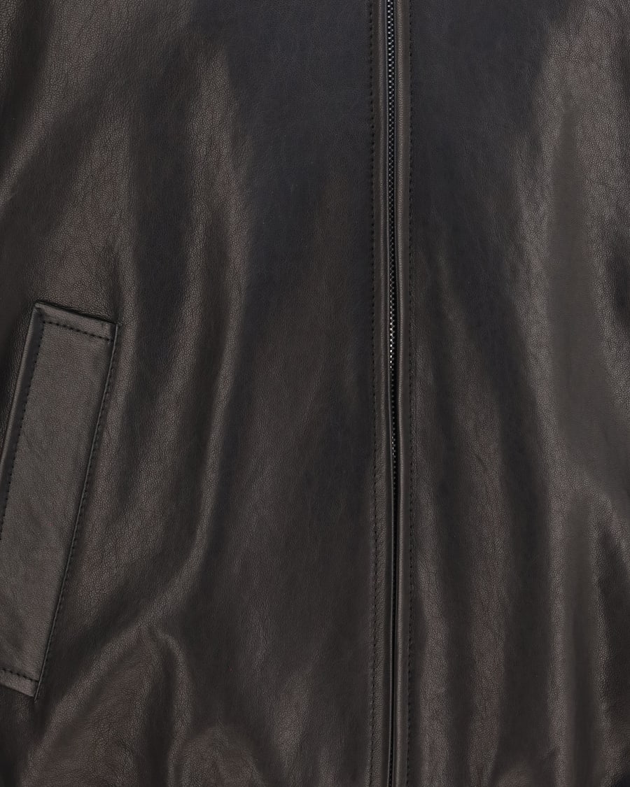 VALENTINO Leather Zip Jacket, view 5