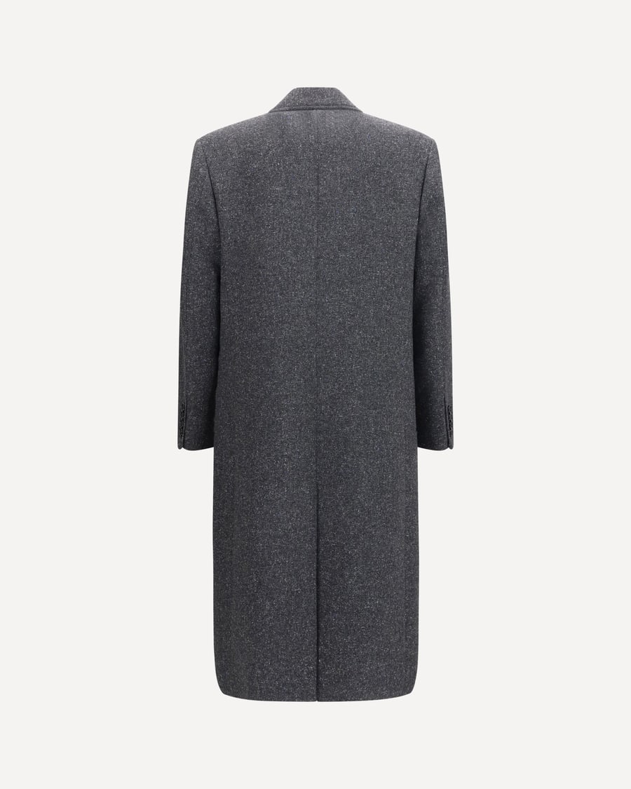 VALENTINO Long single-breasted Coat, view 2