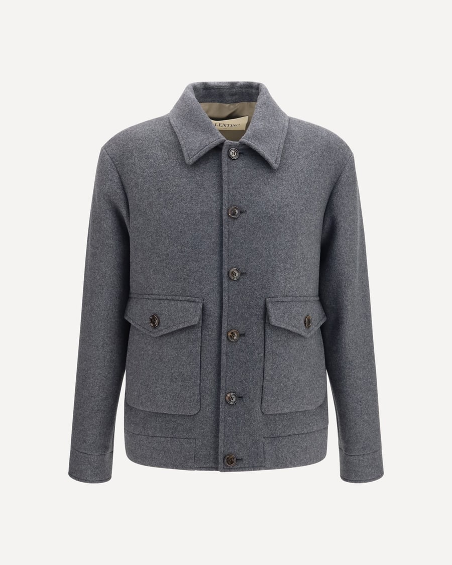 VALENTINO Wool and cashmere Jacket, view 3