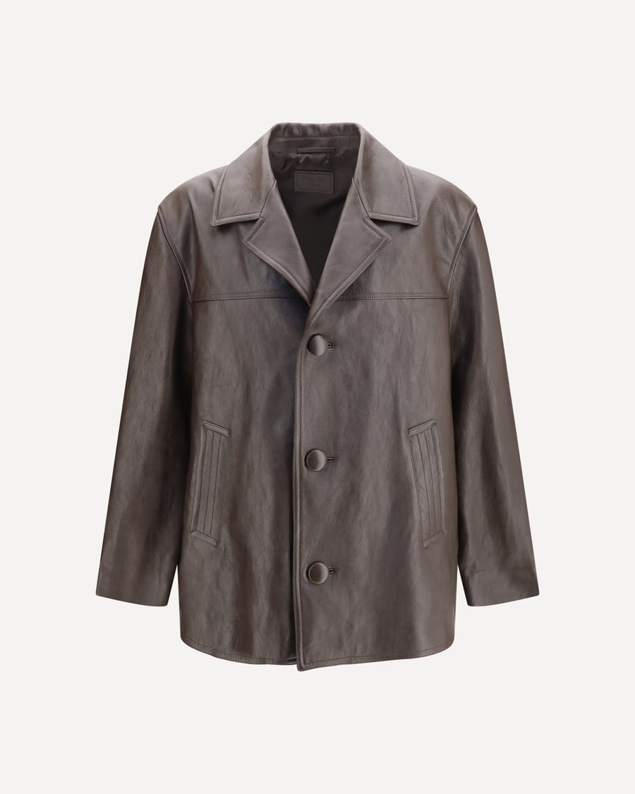 Saint Laurent Grain De Poudre Jacket, view 3