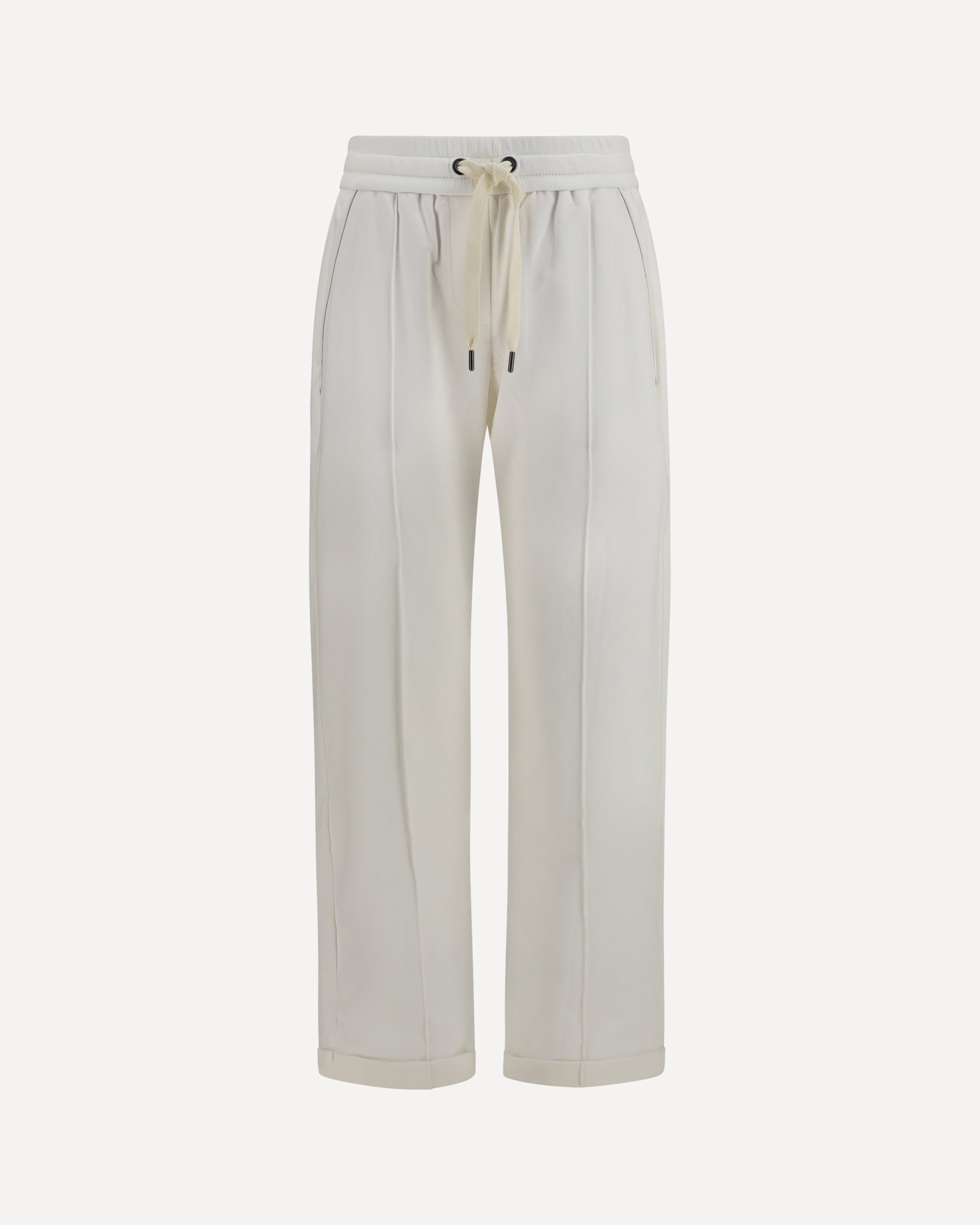 Brunello Cucinelli Track stretch-fleece Pants with monili detailing
