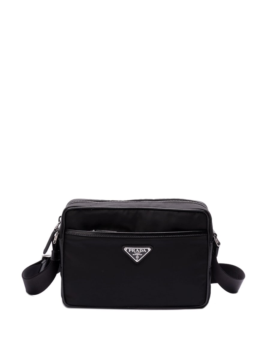 Prada Re-Nylon and Saffiano Leather Shoulder Bag