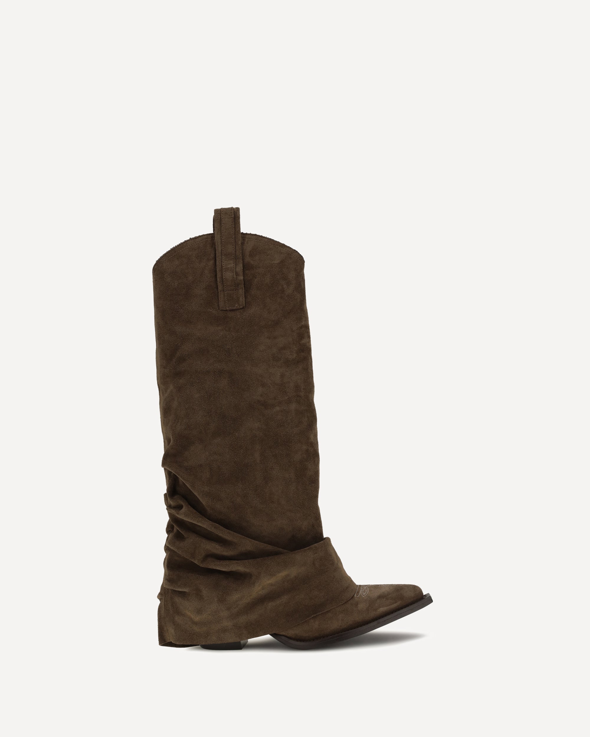 R13 Suede Cowboy Boots