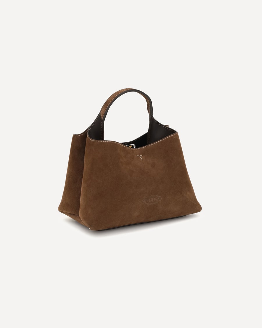 Tod's Suede Handbag, view 4