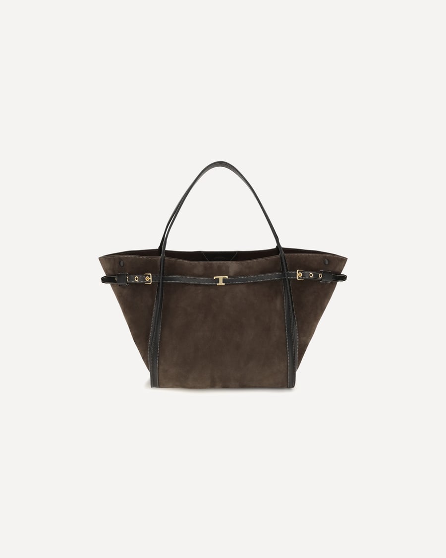 Tod's Suede Tote Bag, view 3