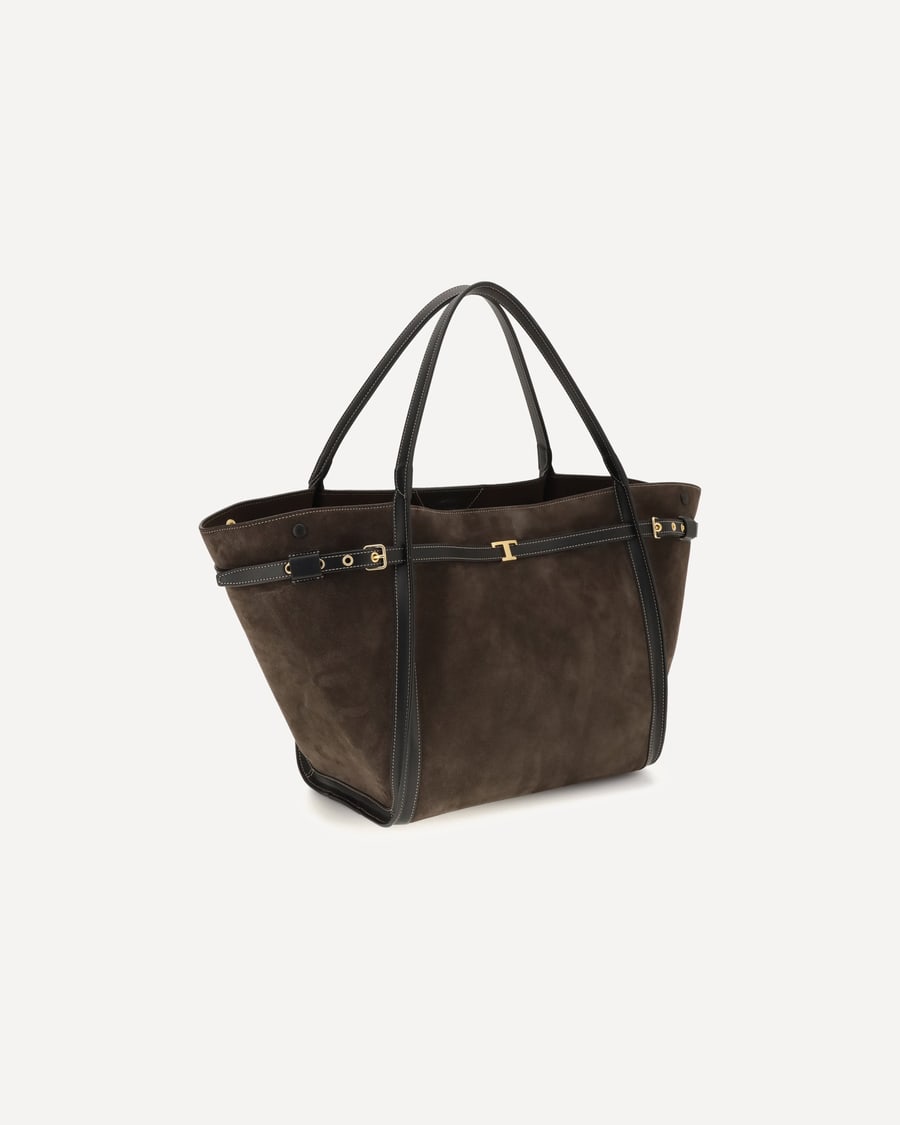 Tod's Suede Tote Bag, view 4