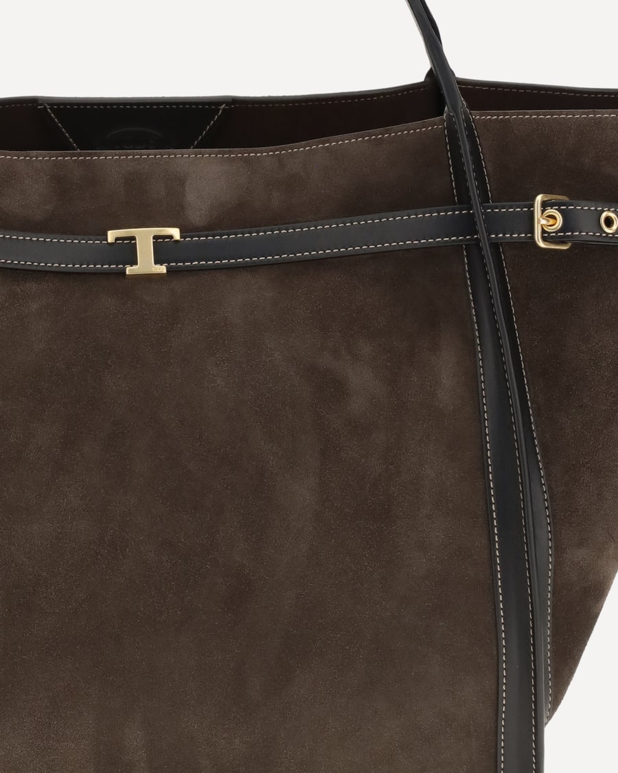 Tod's Suede Tote Bag, view 6