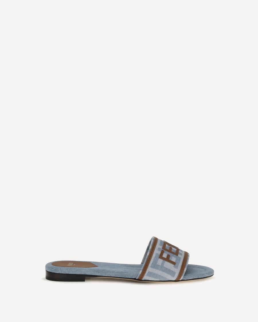 Fendi FF denim Sandals