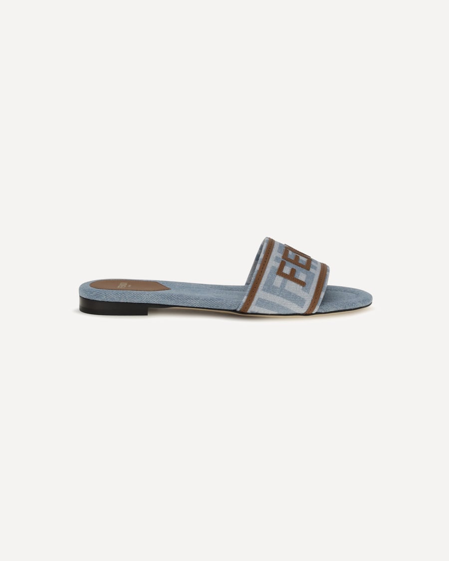 Fendi FF denim Sandals, view 3