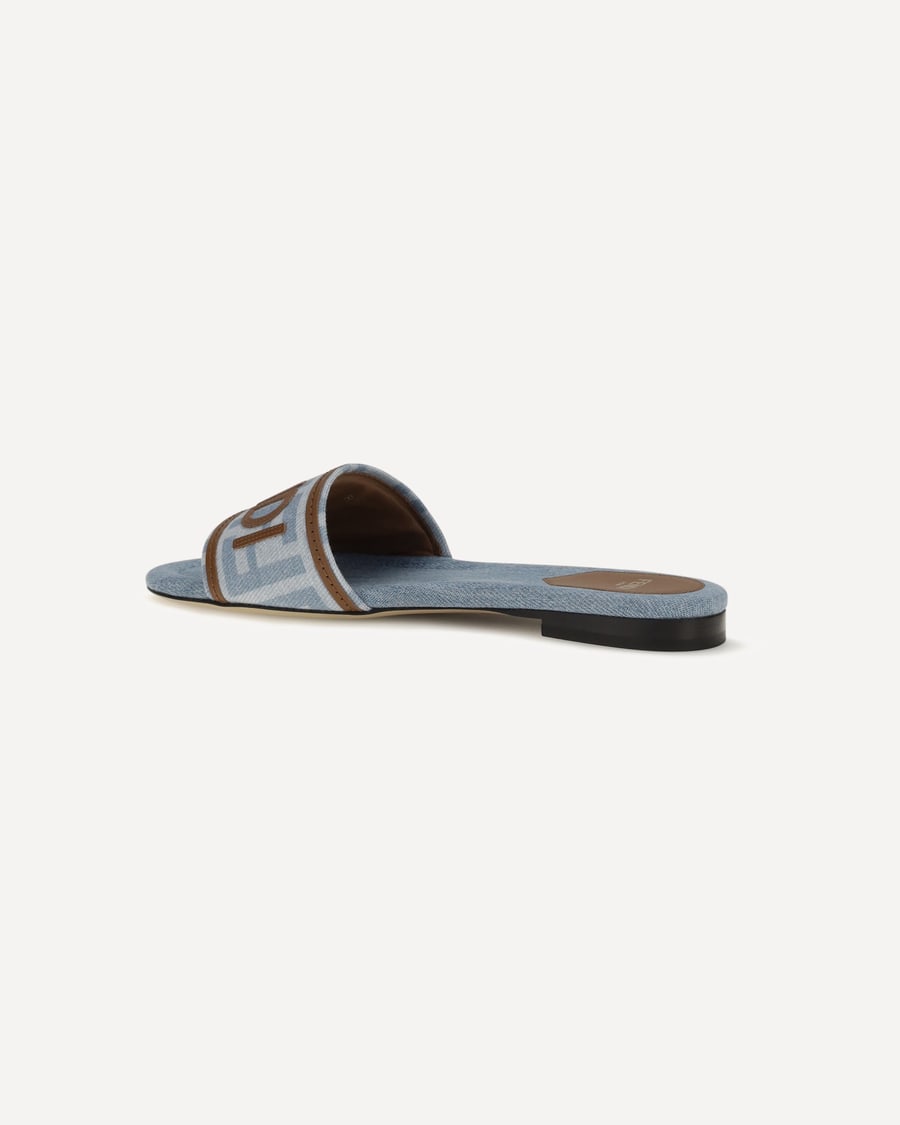 Fendi FF denim Sandals, view 5