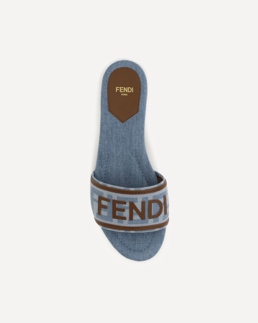 Fendi FF denim Sandals, view 6