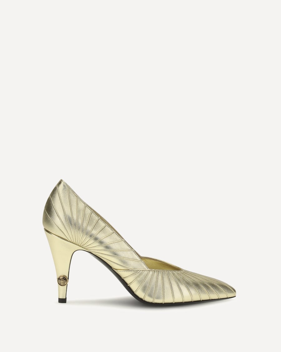 Versace Metallic leather Pumps