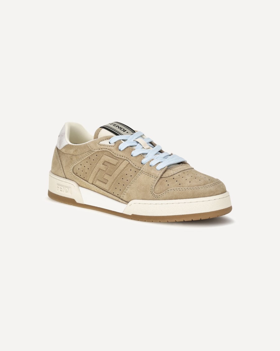 Fendi Match suede Sneakers, view 4