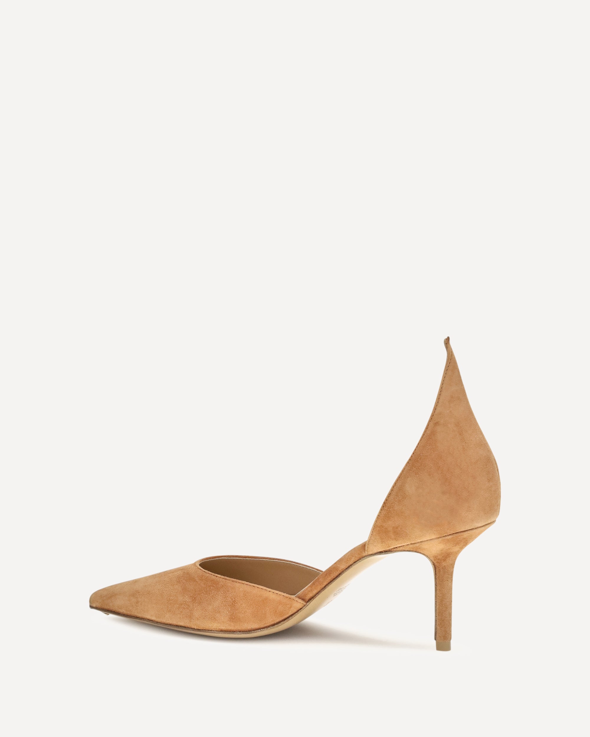FRANCESCO RUSSO D'Orsay Flame suede Pumps, view 2