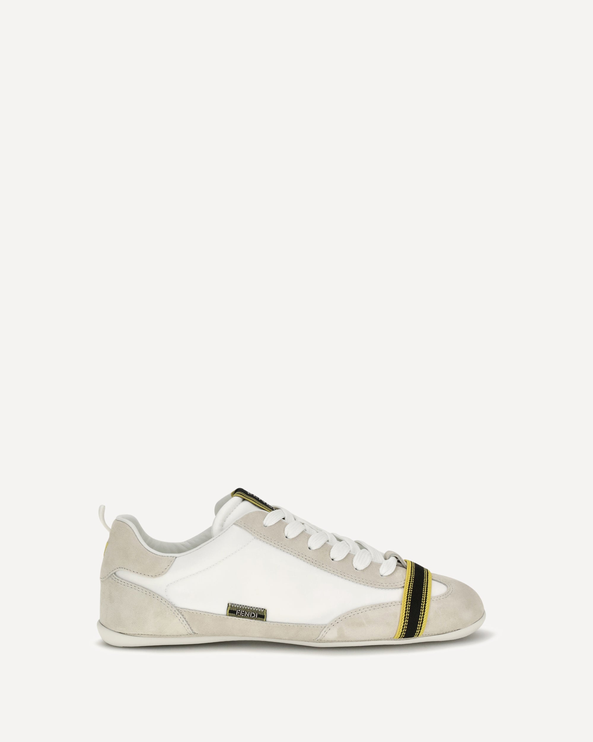 Fendi Wrap suede and fabric Sneakers