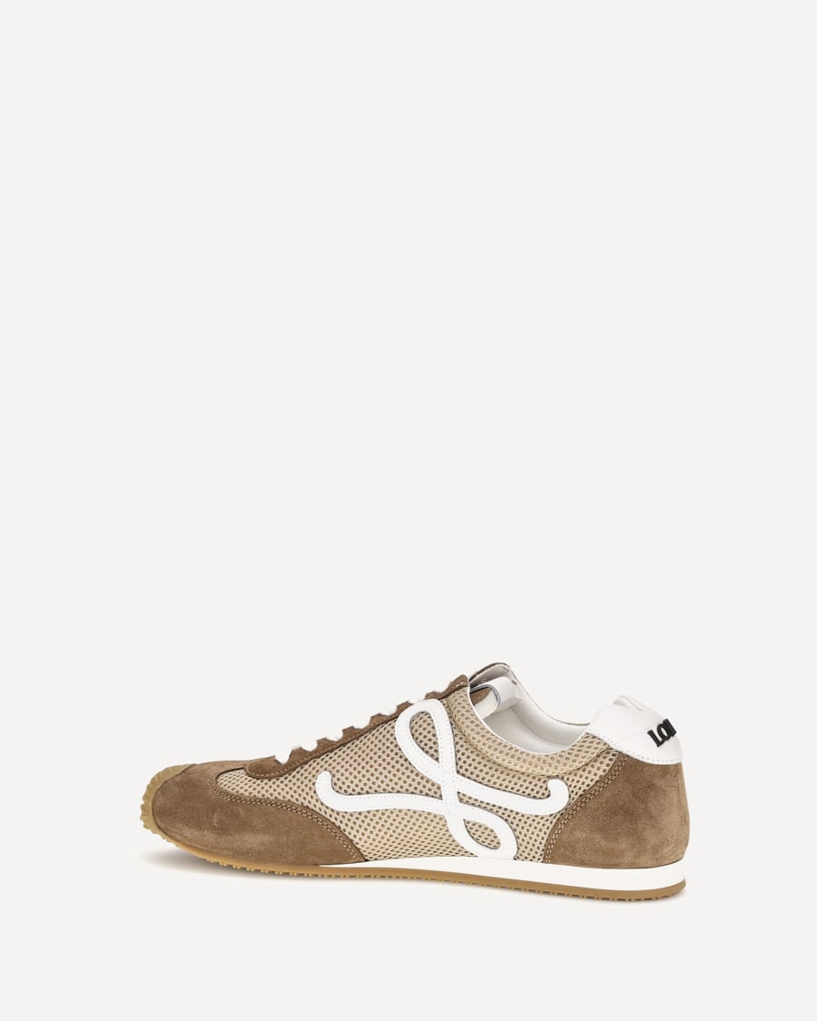 Loewe Ballet Runner 2.0 suede and mesh Sneakers, view 2