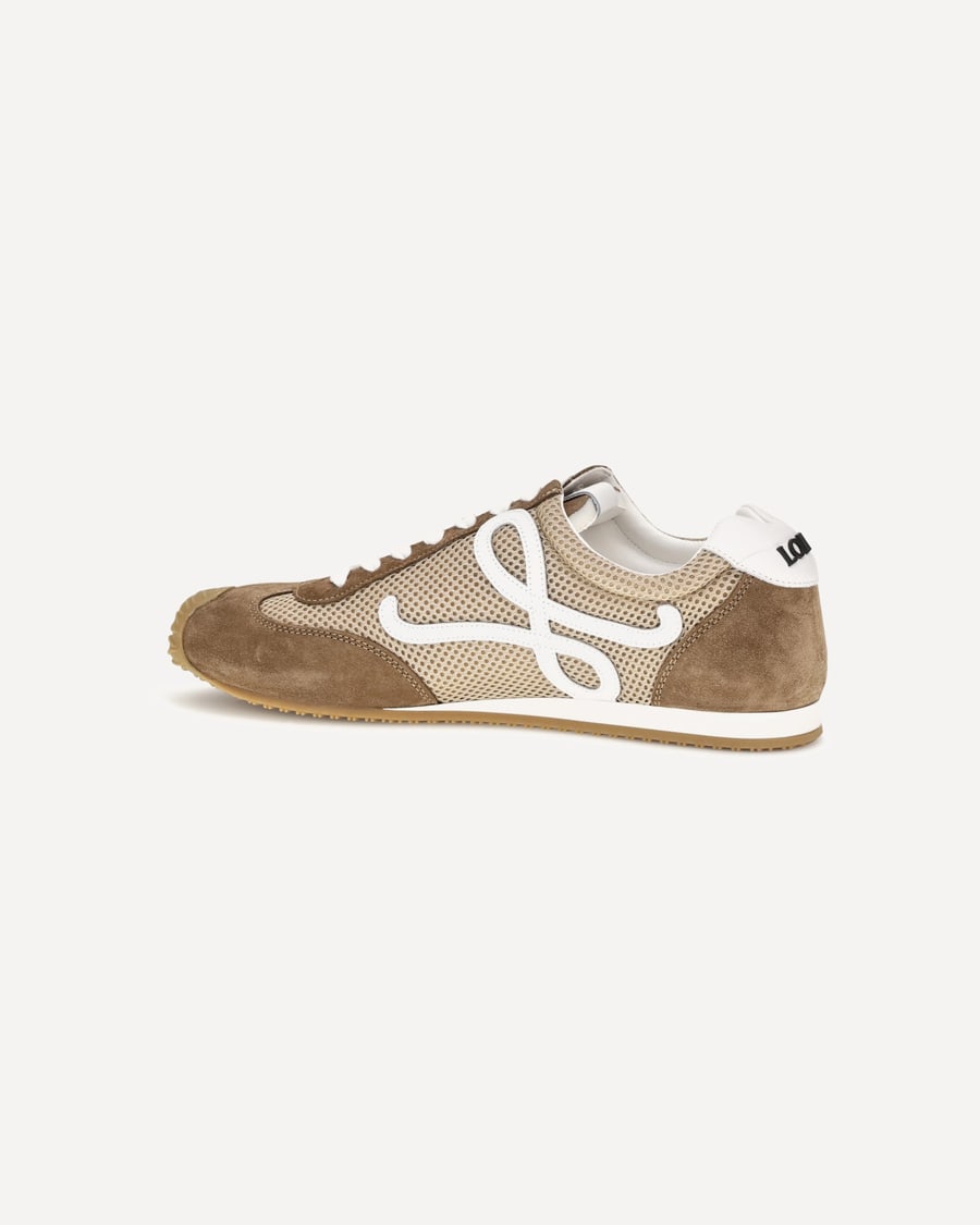 Loewe Ballet Runner 2.0 suede and mesh Sneakers, view 5