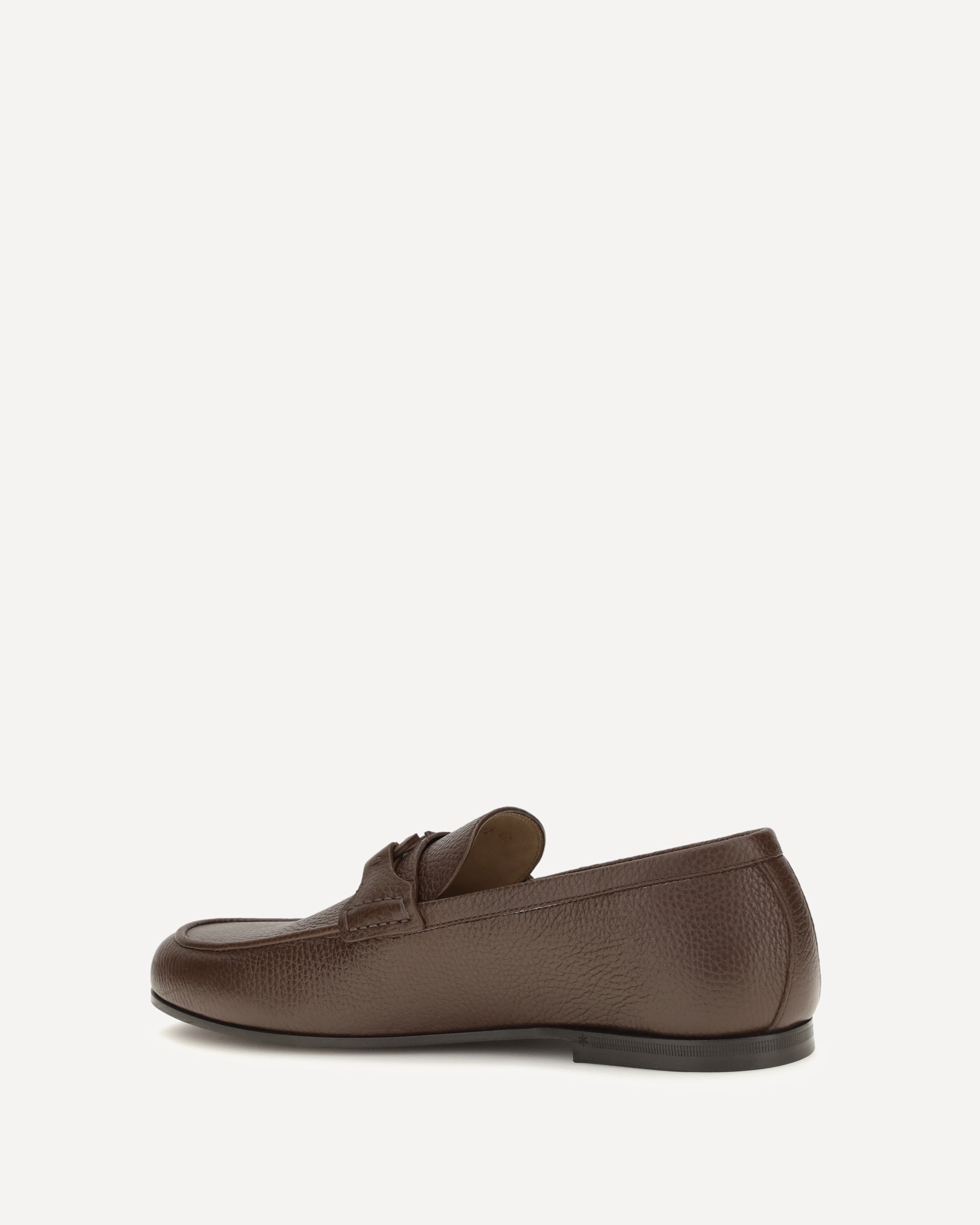 Valentino Garavani VLogo Signature Loafers in deer leather, view 2