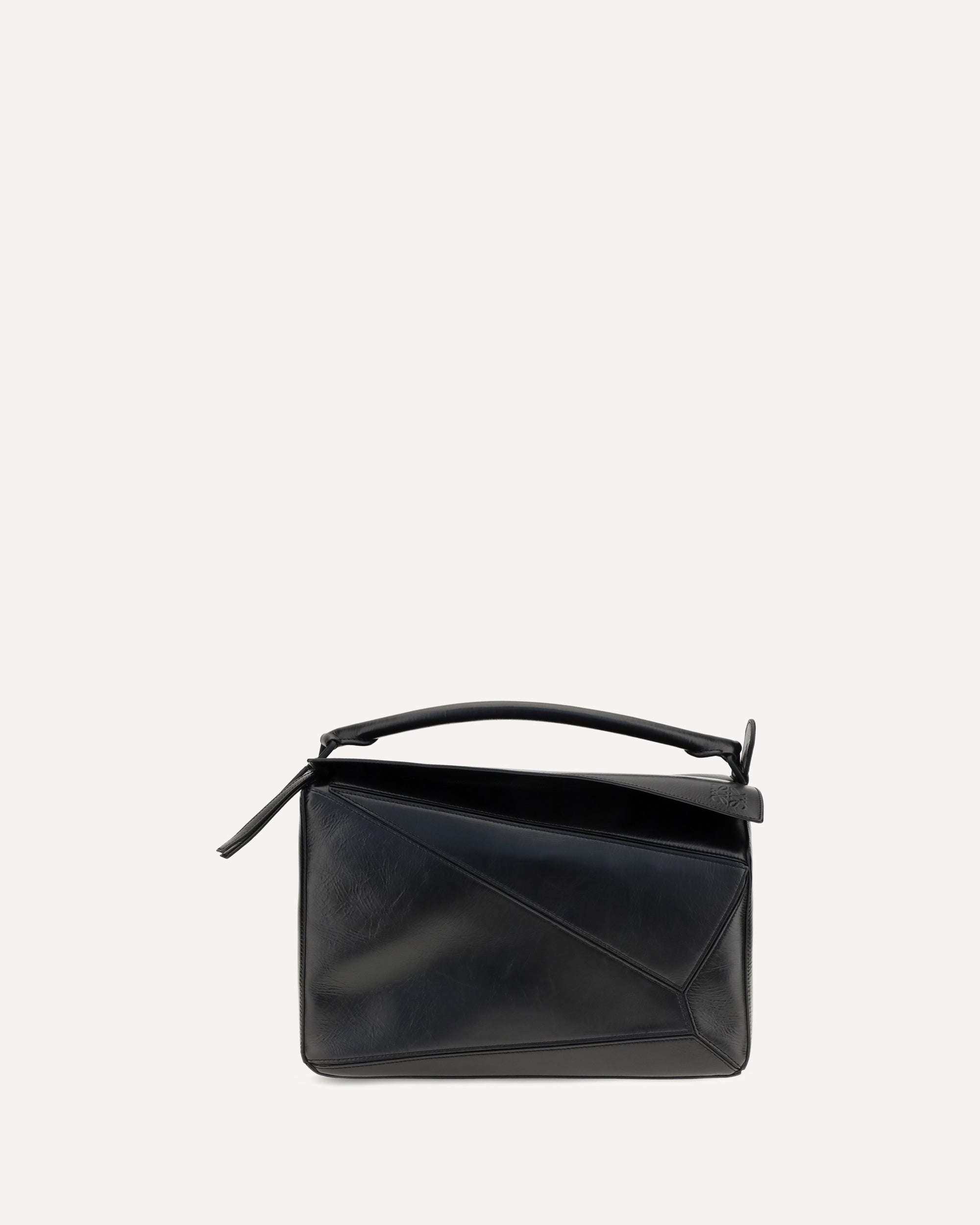 Loewe Large paper-effect calfskin Puzzle Handbag