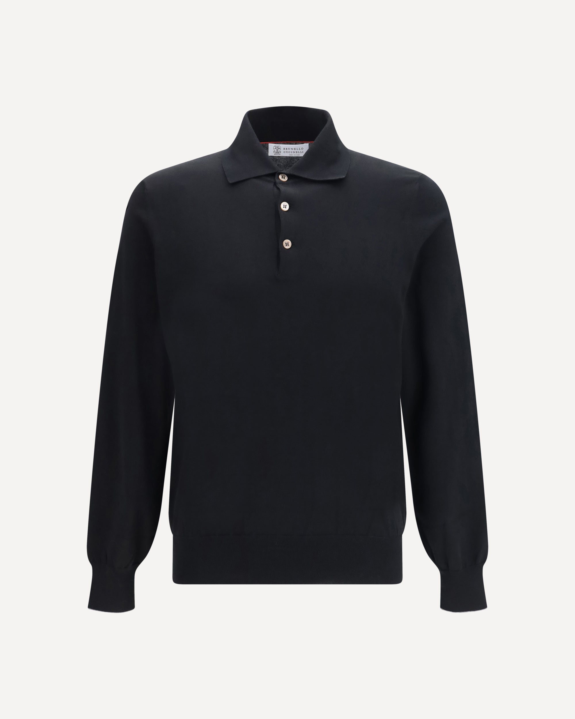 Brunello Cucinelli Long sleeve cotton Polo