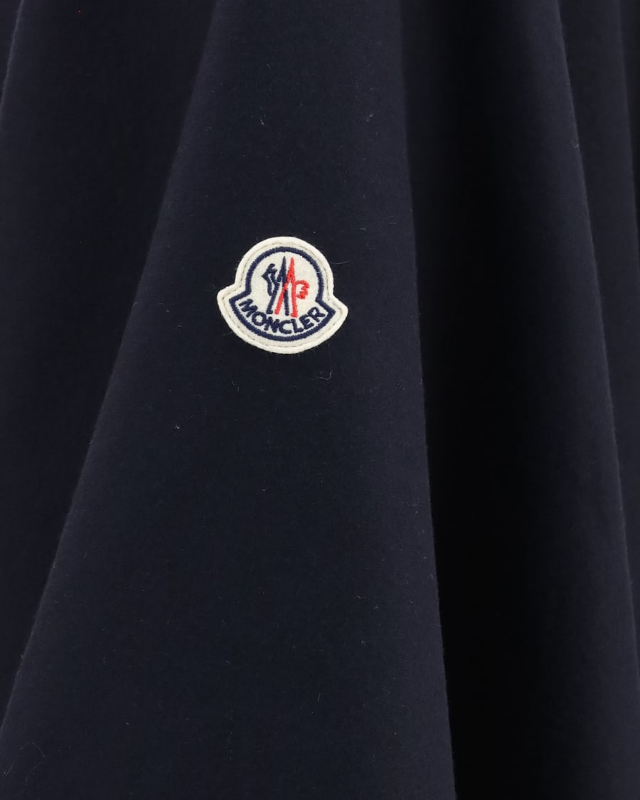 Moncler Padded wool blend Cape, view 5