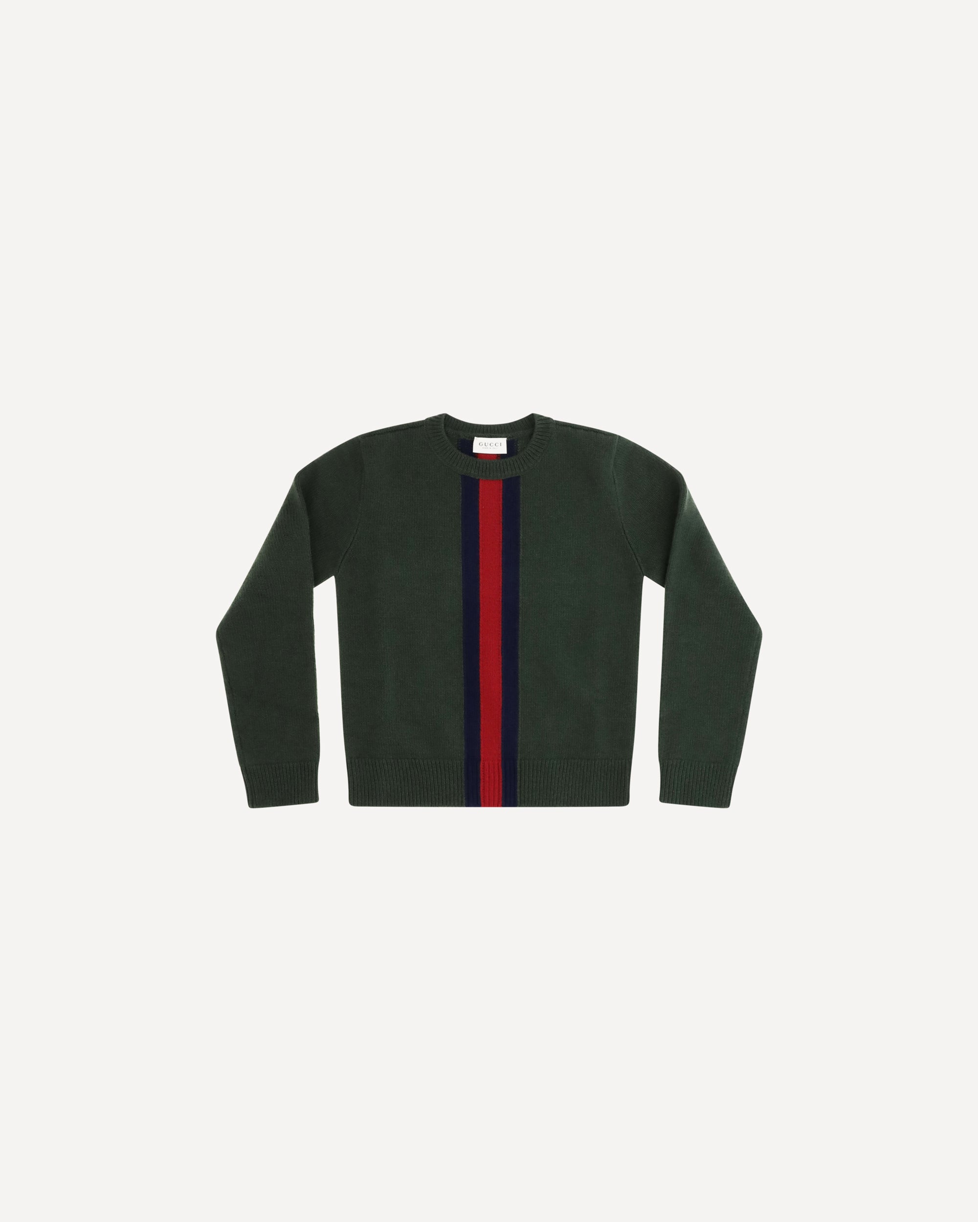Gucci Web stripe wool Sweater for Girl