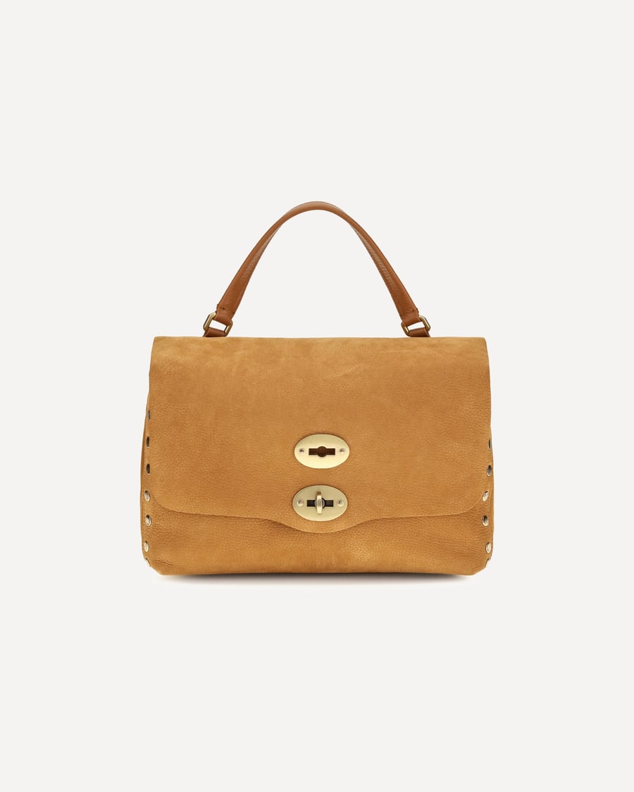 ZANELLATO Postina Jones suede Top Handle Bag, view 3