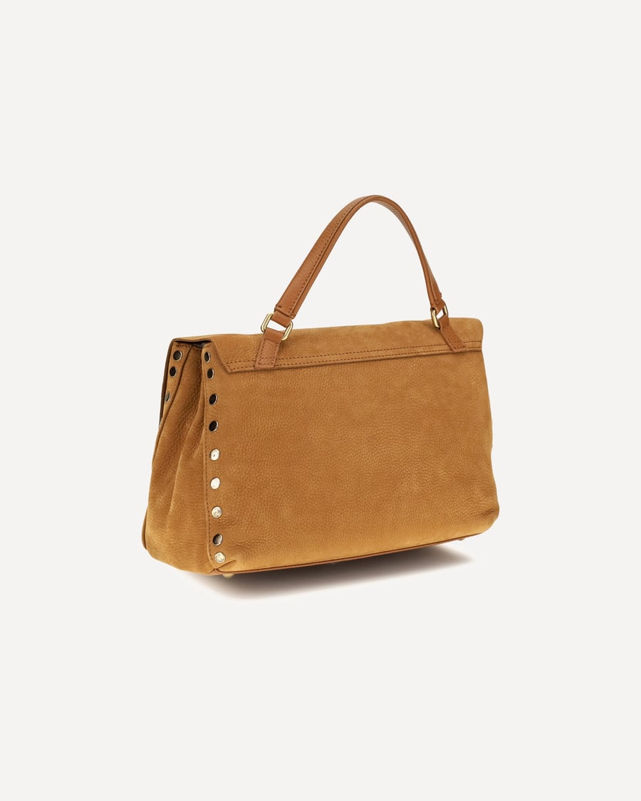 ZANELLATO Postina Jones suede Top Handle Bag, view 5