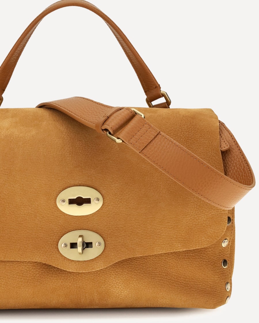 ZANELLATO Postina Jones suede Top Handle Bag, view 6