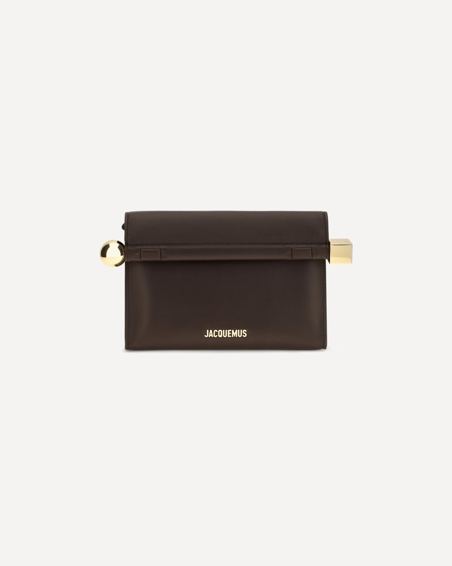 Jacquemus Rond Carré leather Shoulder Bag, view 3