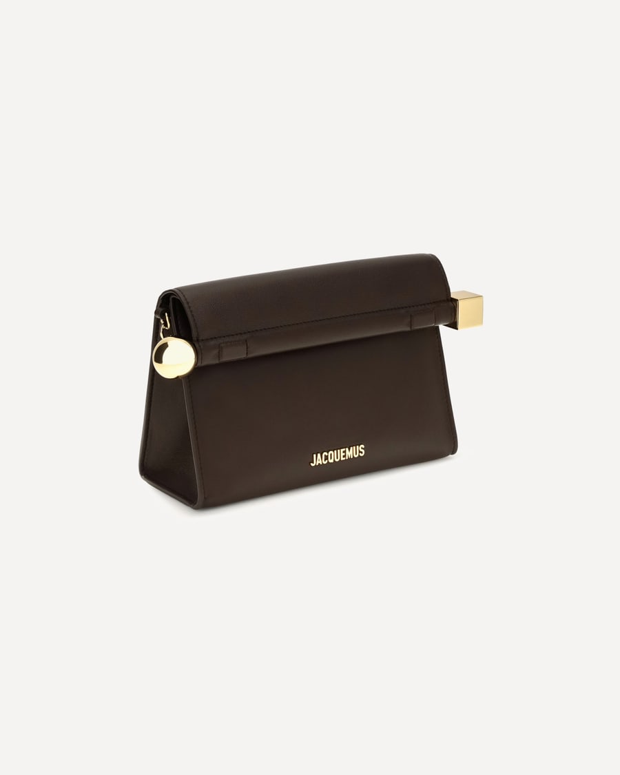 Jacquemus Rond Carré leather Shoulder Bag, view 4