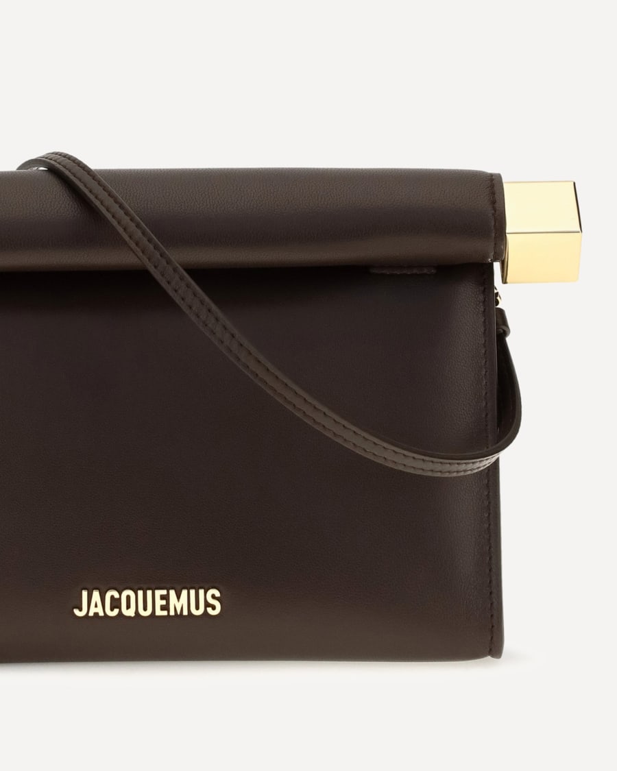 Jacquemus Rond Carré leather Shoulder Bag, view 6