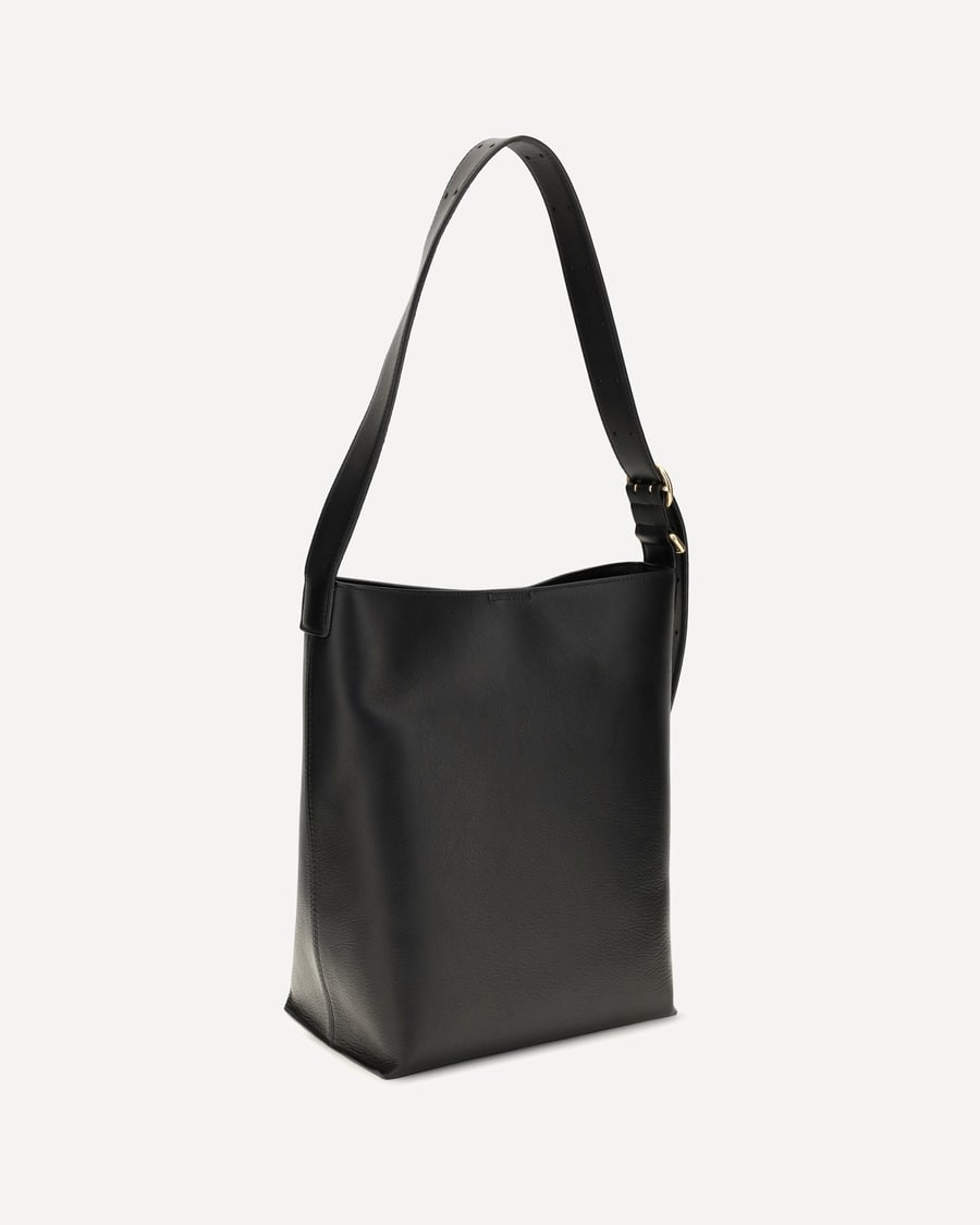 Jil Sander Cannolo leather Shoulder Bag, view 2