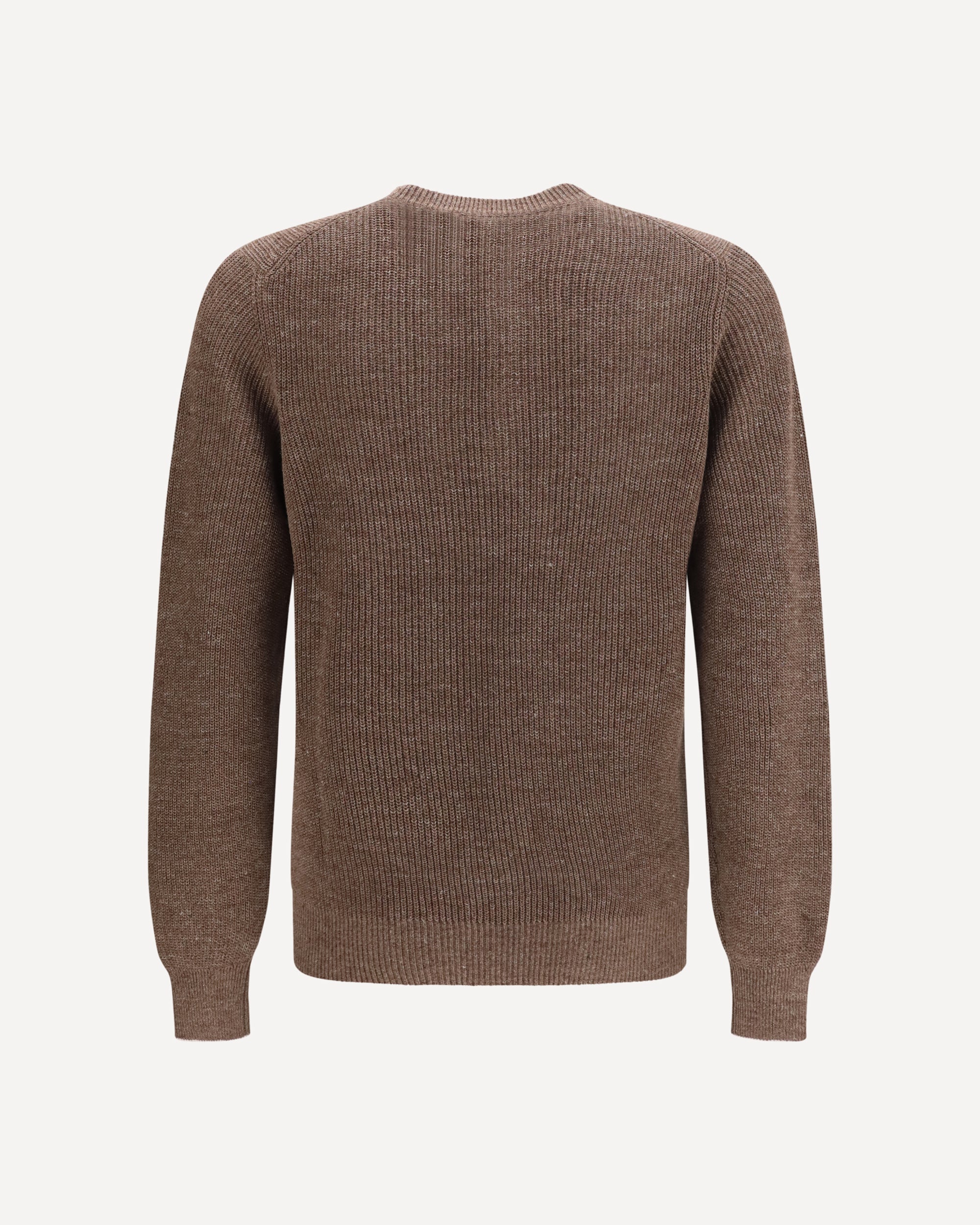 Brunello Cucinelli Cotton and linen henley Sweater, view 2